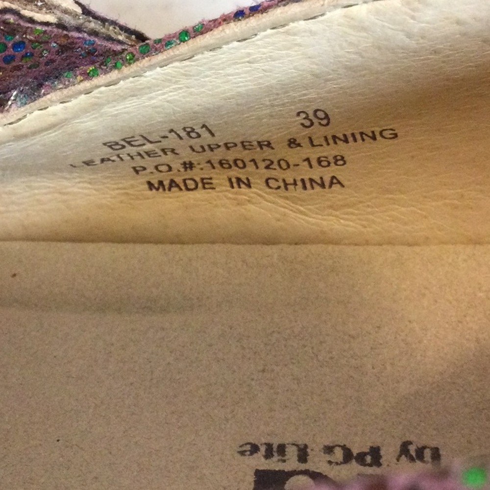 EU 39 Alegria Multicolor Mary Jane Shoes - Picture 11 of 11